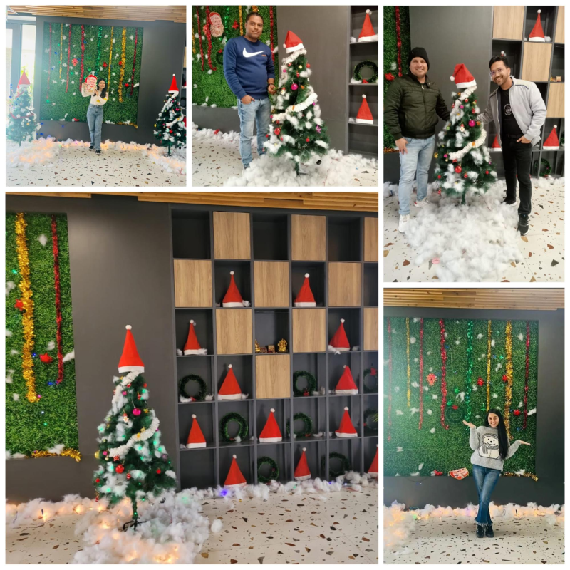 Christmas and New Year Celebration at the Workplace